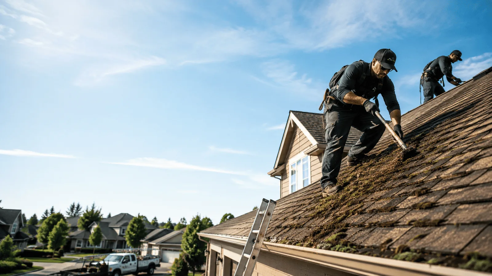 Roof Moss Removal in Republic, MI near me